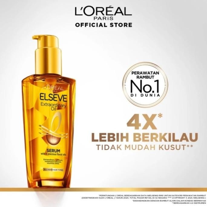 LOreal Paris Elseve Extraordinary Oil Gold - Vitamin Rambut 100 ml