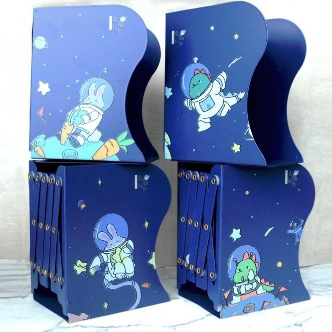 

Book End Stretch Back Fancy | Sandaran Pembatas Buku Lucu Oktavianilaris