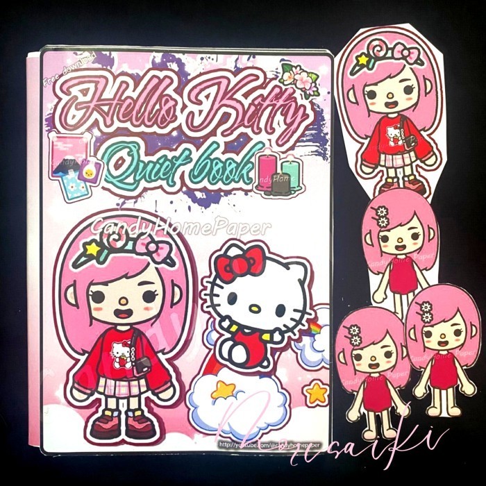 

Paper Doll Hello Kitty Toca Boca Super Quite Busy Book
