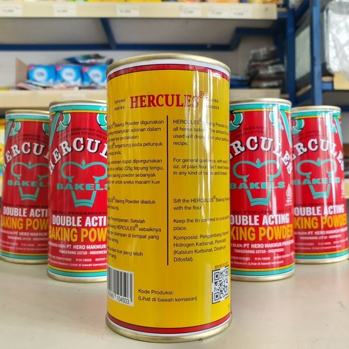 

Baking Powder Hercules 450Gr / Baking Powder Double Acting Hercules K01