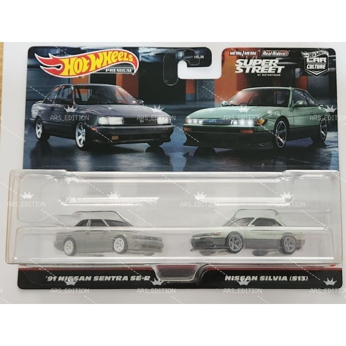 Hotwheels 2 Pack Nissan Sentra 91 & Nissan Silvia (S13)