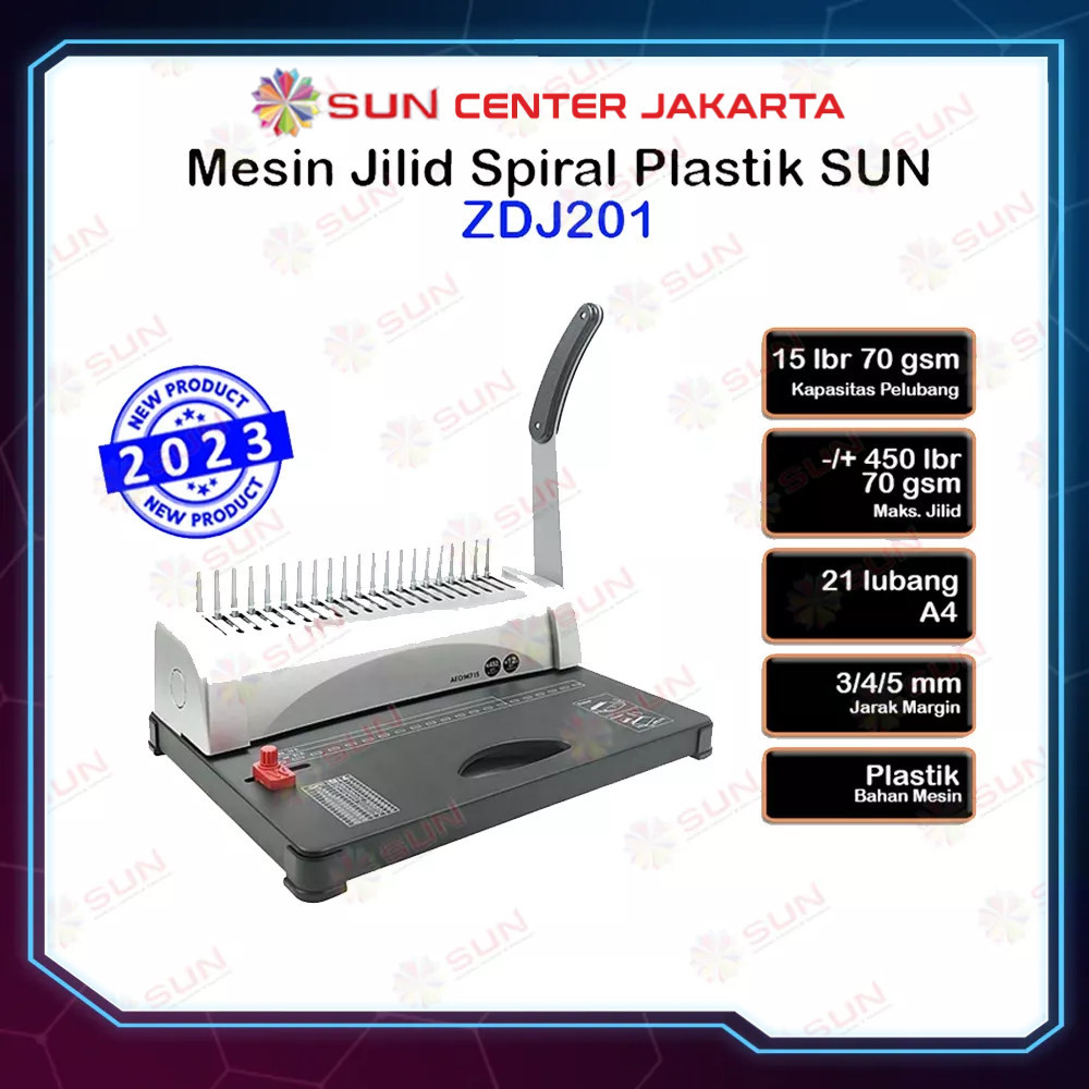 

MESIN JILID SPIRAL PLASTIK A4 ZDJ201 / ZDJ202