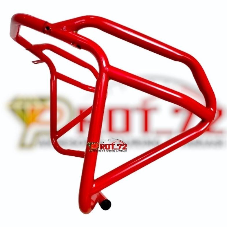 Tubular Crashbar CB150X CB500X Full Body Plus Jalu Slider Agna Full Hitam Aksesoris Variasi