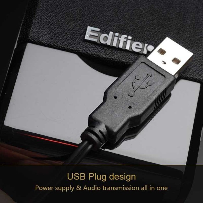 Speaker Pc Laptop Komputer Edifier Stereo Bass Speaker Usb