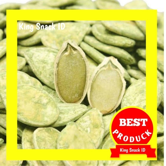 

500 Gr Kuaci Greentea / Aci Hijau / Kuaci Biji Lagu Green Tea