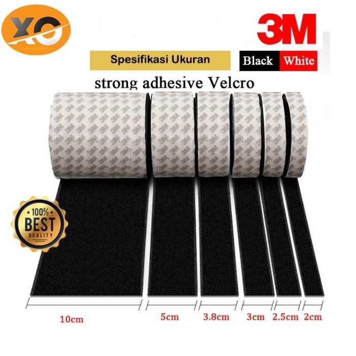 

VELCRO TAPE DOUBLE TAPE SERBAGUNA SET 2 SISI PEREKAT MULTIFUNGSI