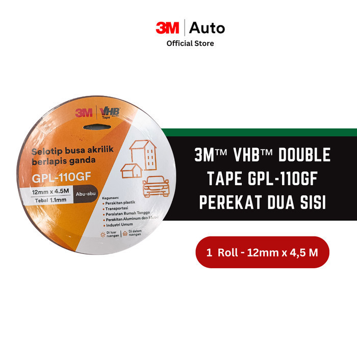 

3M VHB DOUBLE TAPE GPL-110GF PEREKAT DUA SISI