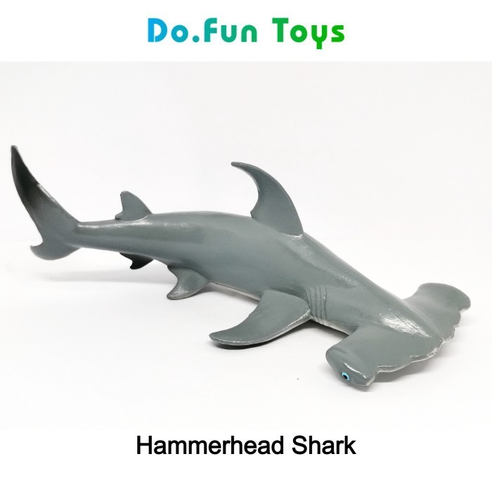 Hammerhead Shark Animal Figure/ Niatur Ikan Hiu Martil
