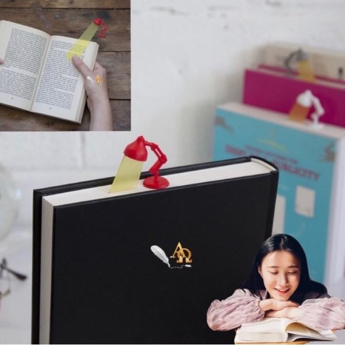 

Pembatas Buku Unik / Bookmark Edisi Lampu Baca Imut Lux Limited