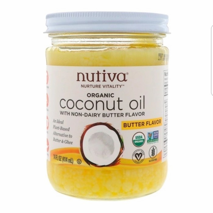 

Nutiva Organic Coconut Oil Butter Flavor 414 Ml