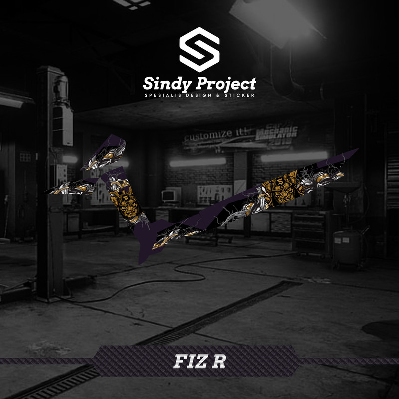 Striping Sticker Stiker Motor Fiz R Fiz-R kode 014