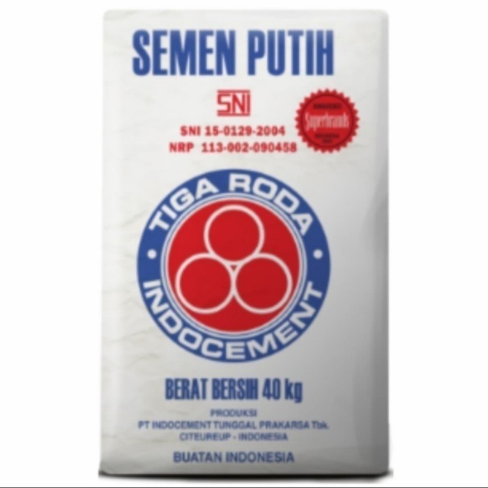 PROMO SEMEN PUTIH 3RODA 40KG 1 SAK #ORIGINAL