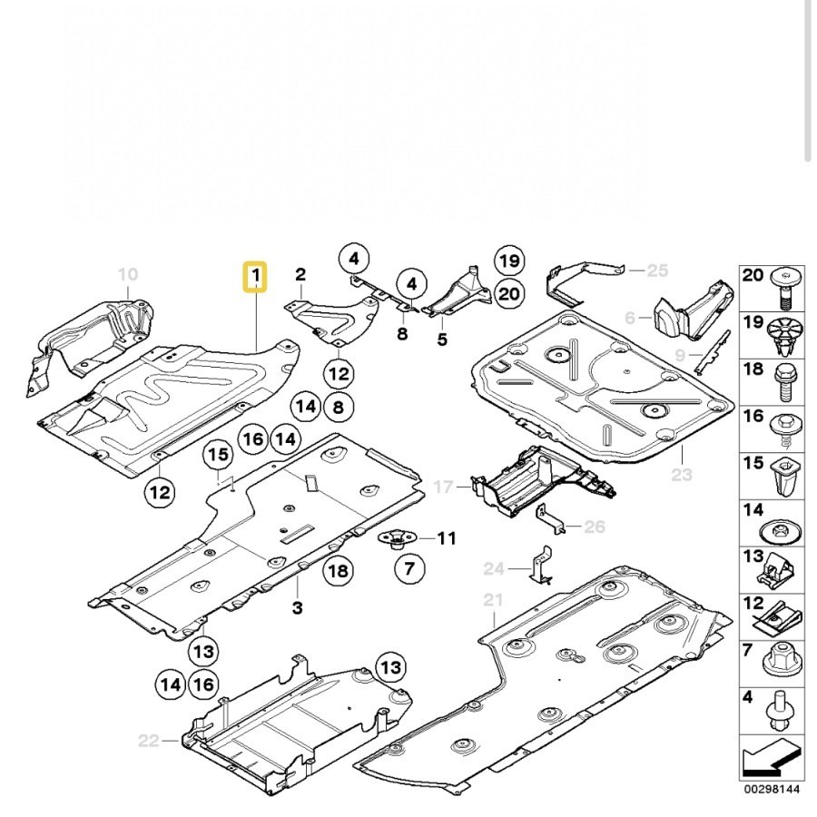 Cover Transmisi BMW E90 E92 E84