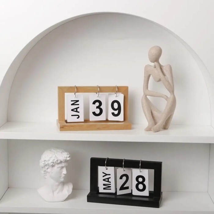 

Kalender Meja Diy Vintage Flip Calender