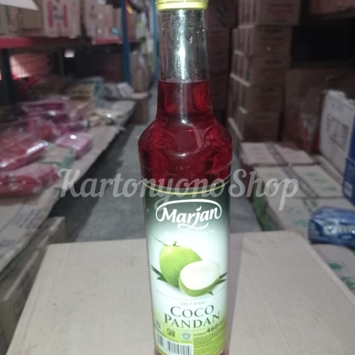 

Syrup Sirup Marjan Boudoin Cocopandan Per Dus Isi 12 Botol