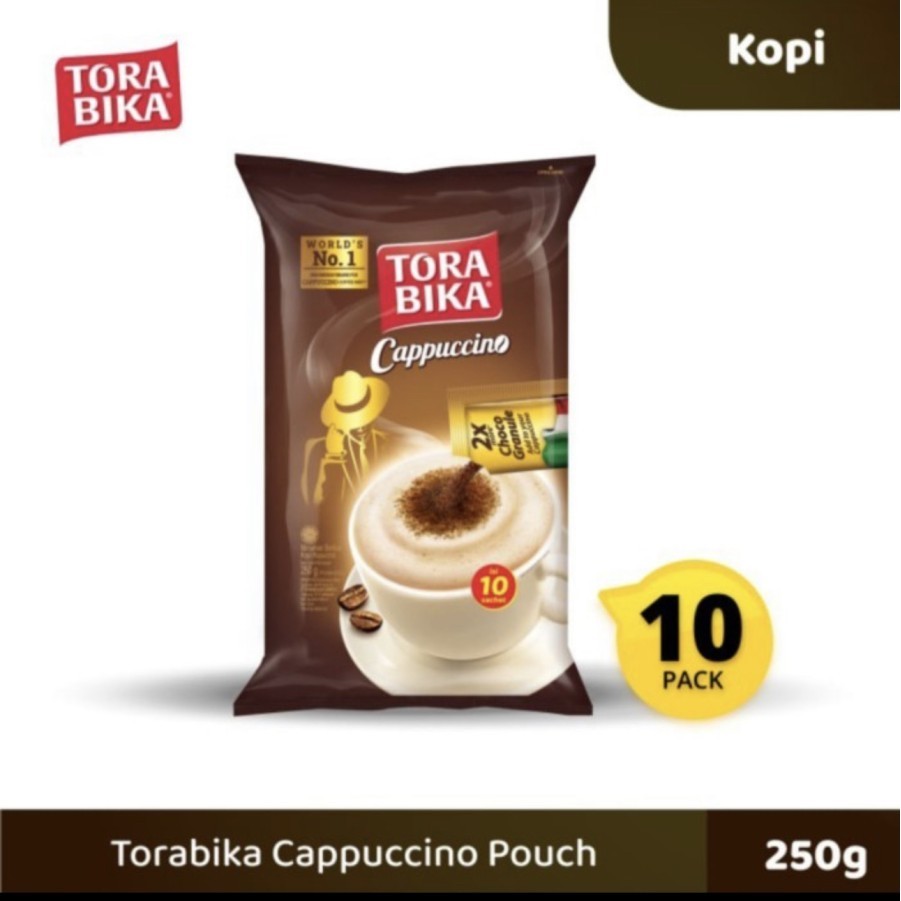 

torabika cappuccino 10 sachet