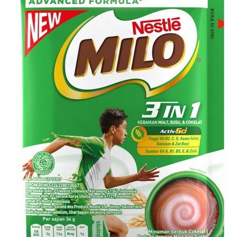 

Milo choco 3 in 1 - 10 sach @ 34 gr