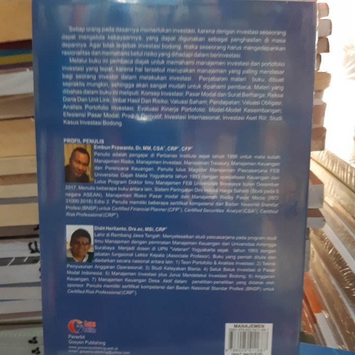 

Manajemen Investasi Dan Portofolio