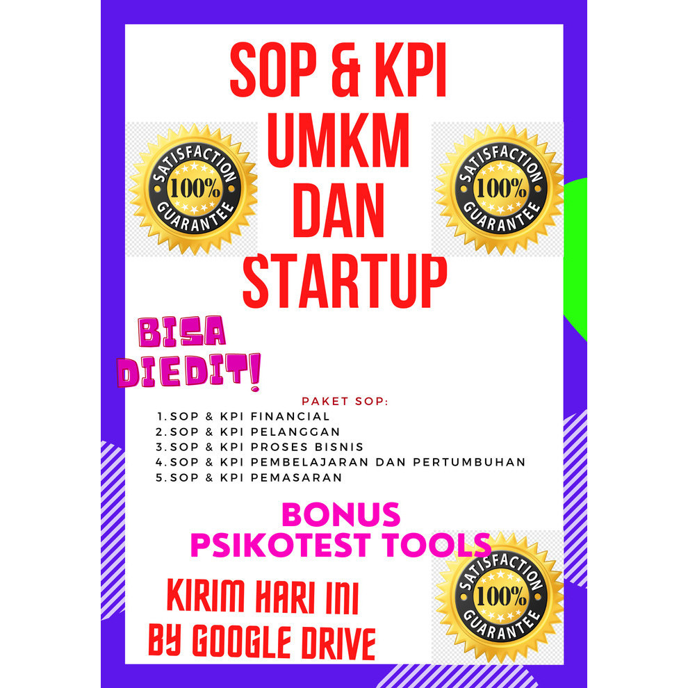 

Sop & Kpi Umkm & Startup 2022