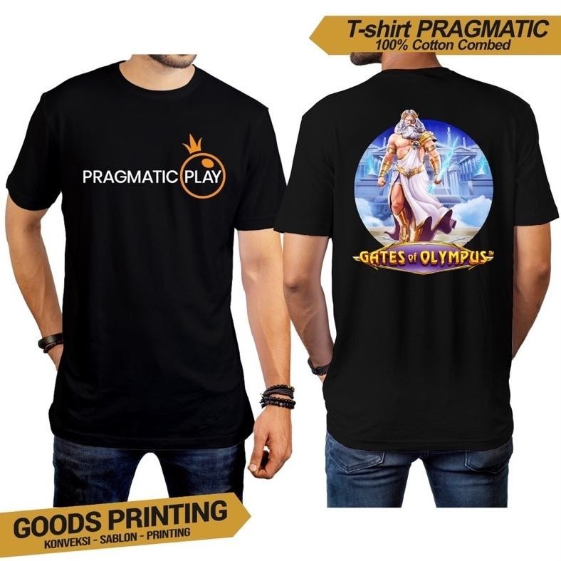 Terbaru Kaos Zeus Pragmatic Play Game Slot Pragmatic Play Slot Premium Pria Wanita Terbaru