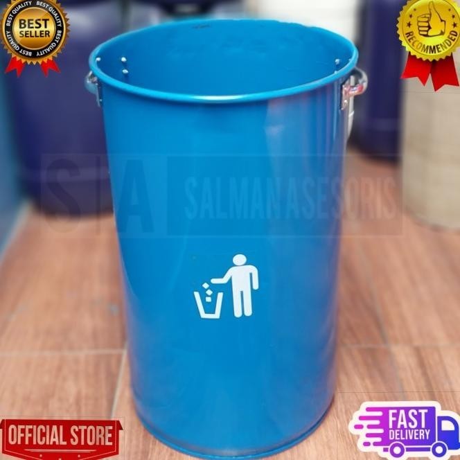 Drum Tong Besi 60 Liter. Tempat Bakar Sampah Besi Acesmoni