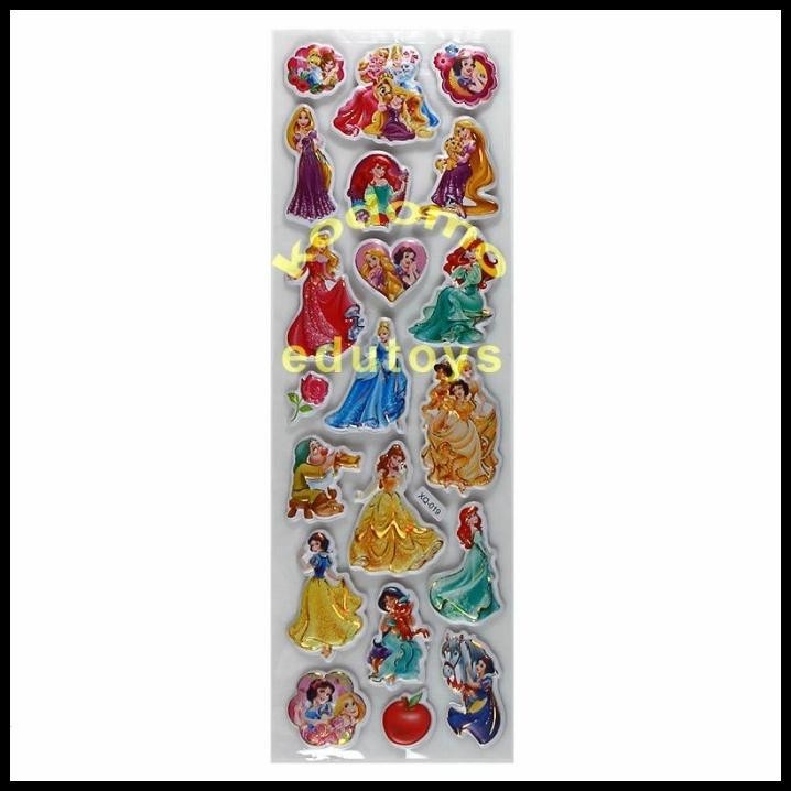 

DISKON STICKER STIKER TIMBUL ANAK KARAKTER PRINCESS 2762 !!!!!!!