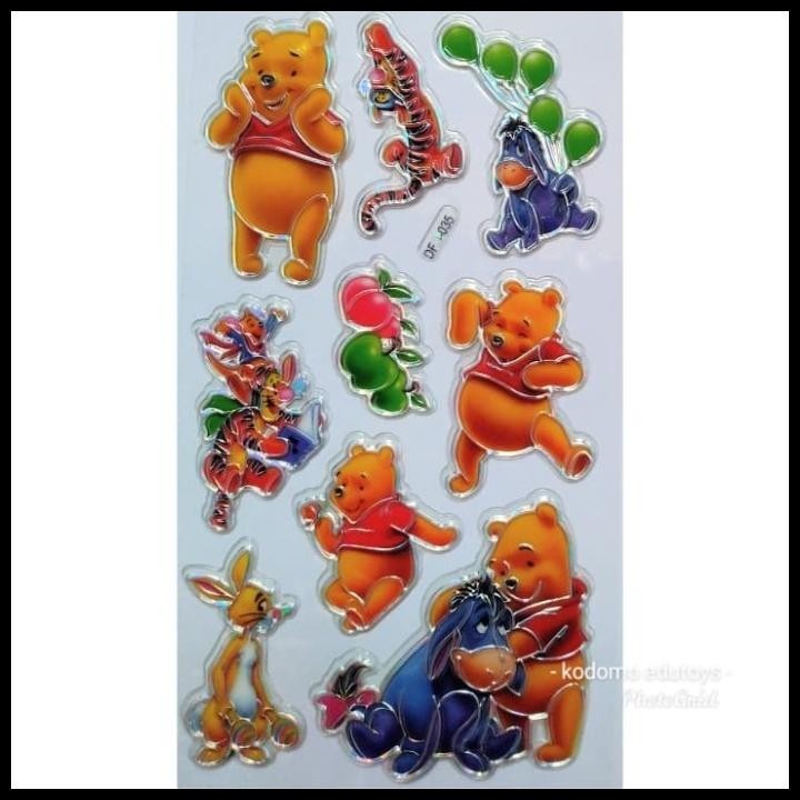 

HOT DEAL STICKER STIKER ANAK TIMBUL KARAKTER WINNIE THE POOH S2050 !!!!!