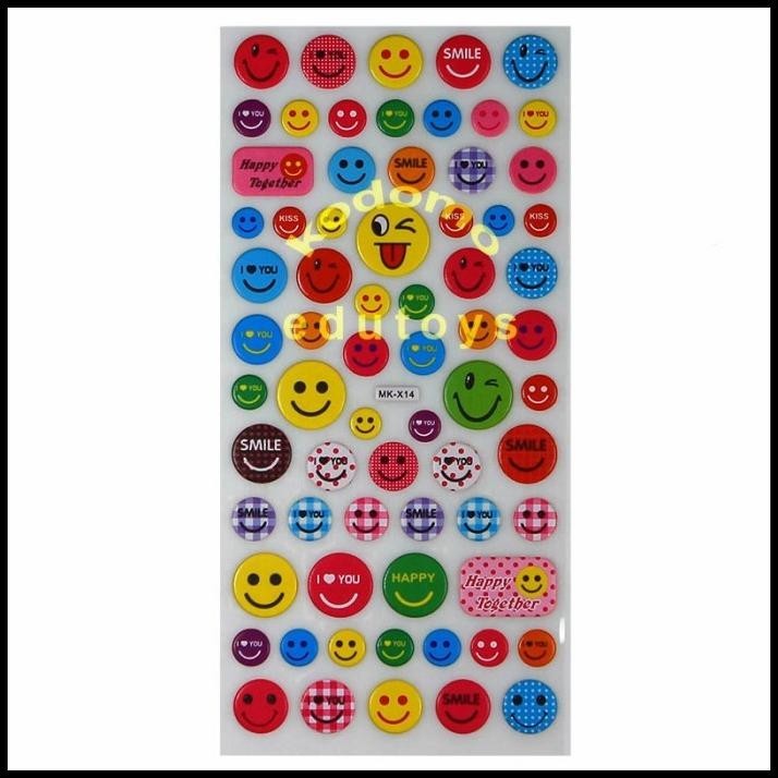 

BEST DEAL STICKER STIKER ANAK TIMBUL SMILEY 2792 !