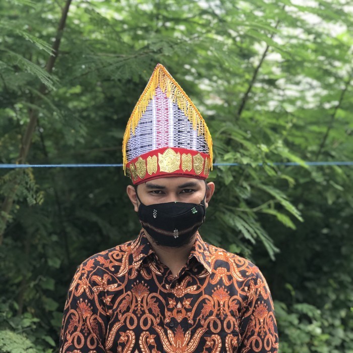 SORTALI PRIA / TOPI ADAT PRIA BATAK / MAHKOTA PERNIKAHAN BATAK