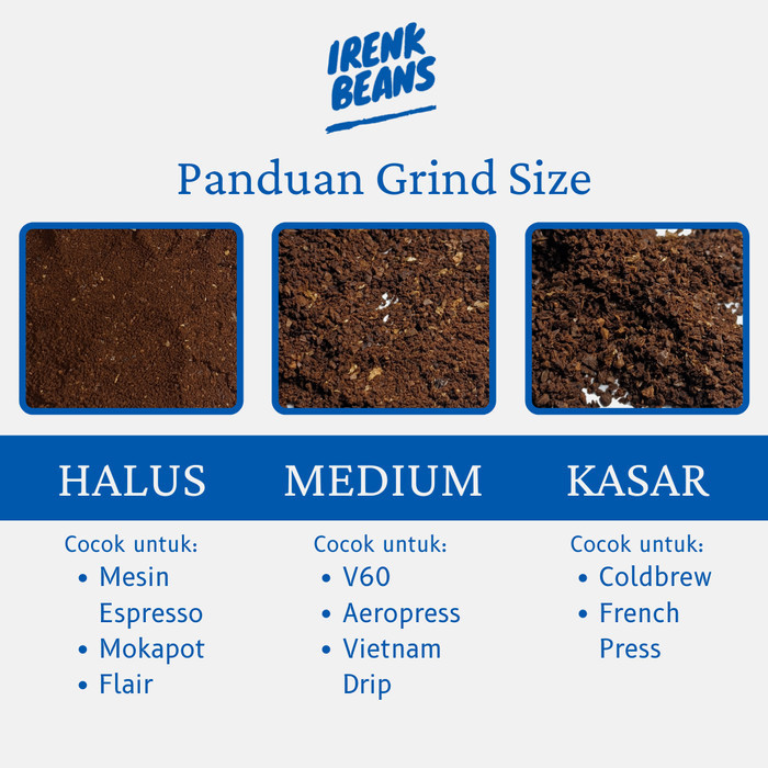 

Full Arabika Premium Irenk Beans Gayo Bali Kopi Susu Espresso 1Kg