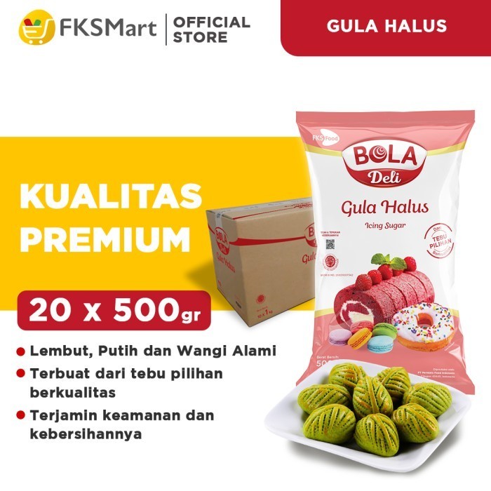 

Bola Deli Gula Halus 500 Gr Karton - Adelineez