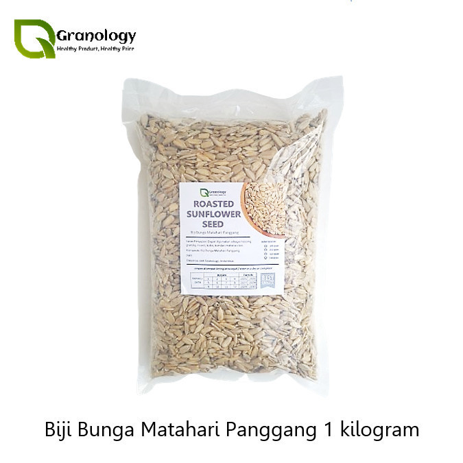 

Terlaris Biji Bunga Matahari / Roasted Sunflower Seed (1 kilogram) by Granology SALE