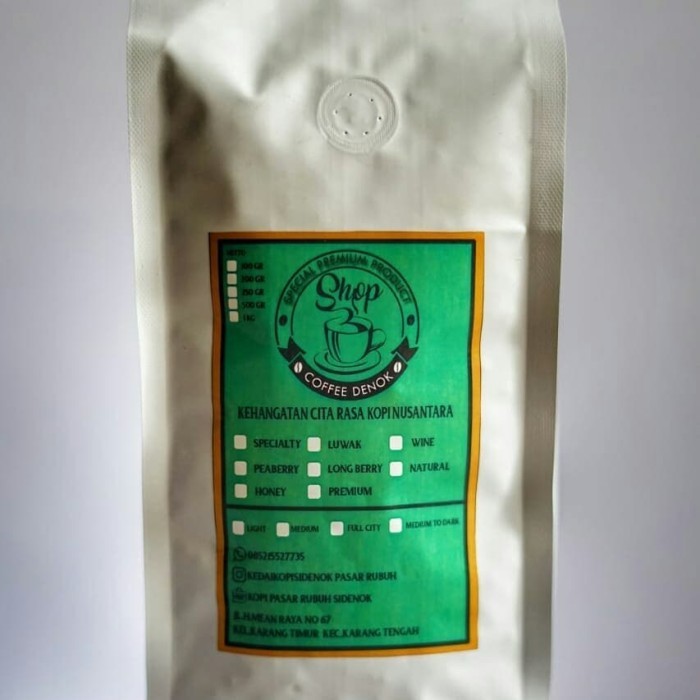 

Kopi Pasar Rubuh Aceh Arabika Gayo ( Biji & Bubuk) 1Kg