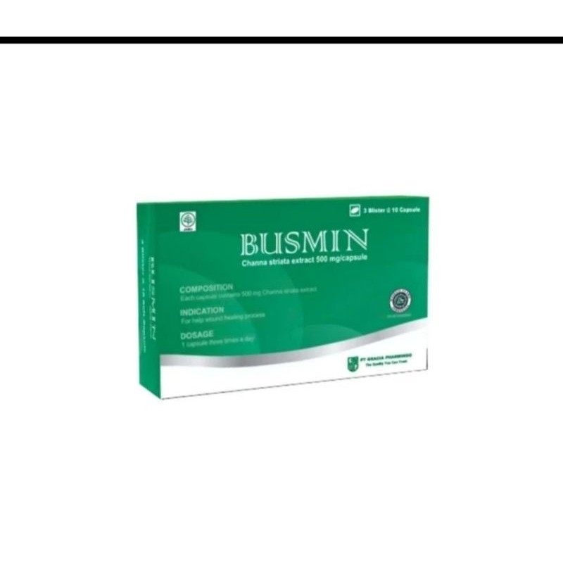 BUSMIN 500 MG 30 KAPSUL / BUSMIN SYR VITAMIN HERBAL