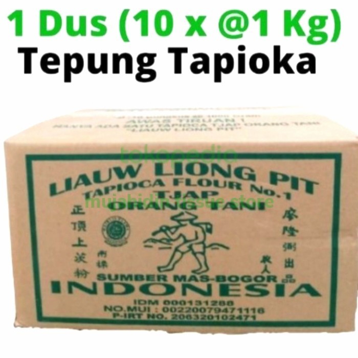 

Sagu Tapioka Tani Liauw Liong Pit 10 Kg/1 Dus