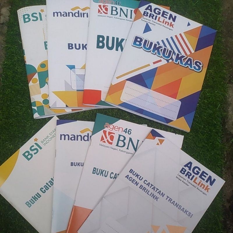 

BUKU CATATAN TRANSAKSI AGEN BRILINK/BUKU KAS BRILINK/AGEN BSI/AGEN BNI/AGEN MANDIRI