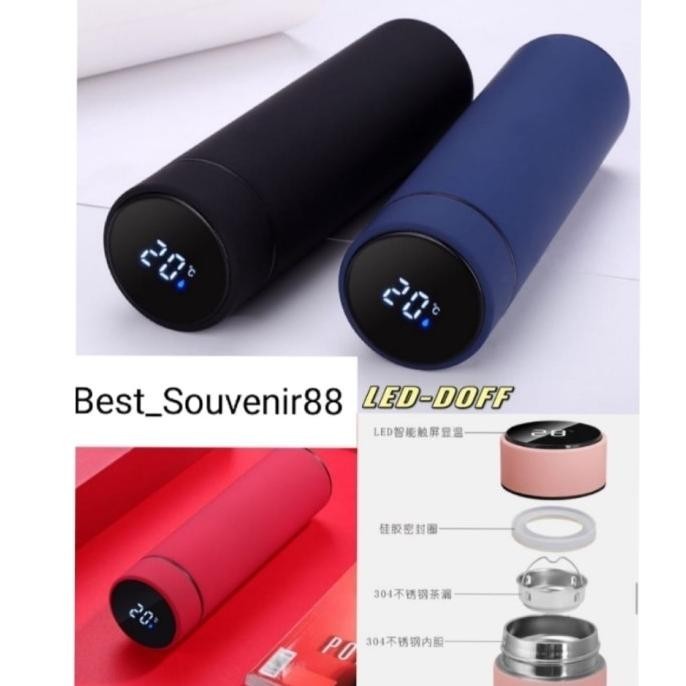Tumbler LED Doff /Tumbler Suhu Doff /Tumbler stainlless Vacum Polos