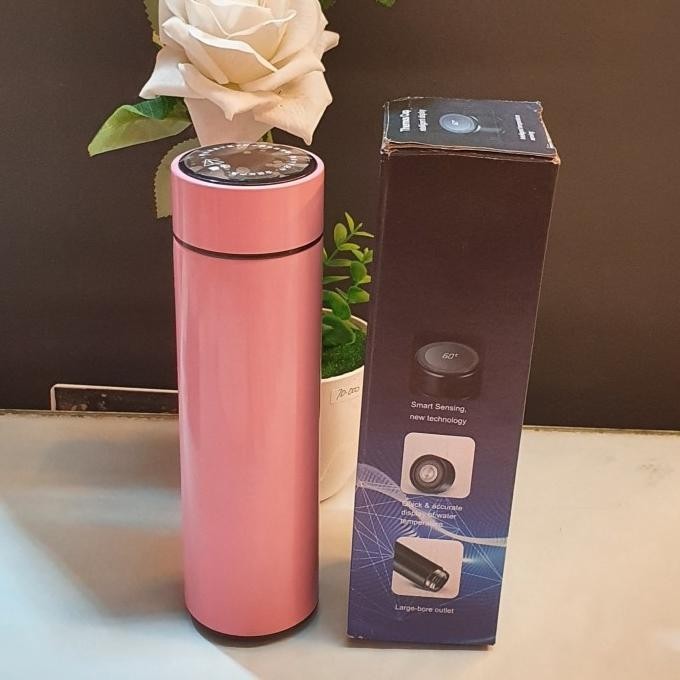 tumbler led suhu termos led suhu botol minum led suhu stainless 500ml