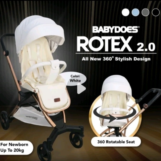 Aknam Stroller Babydoes Rotex 360 Reversible