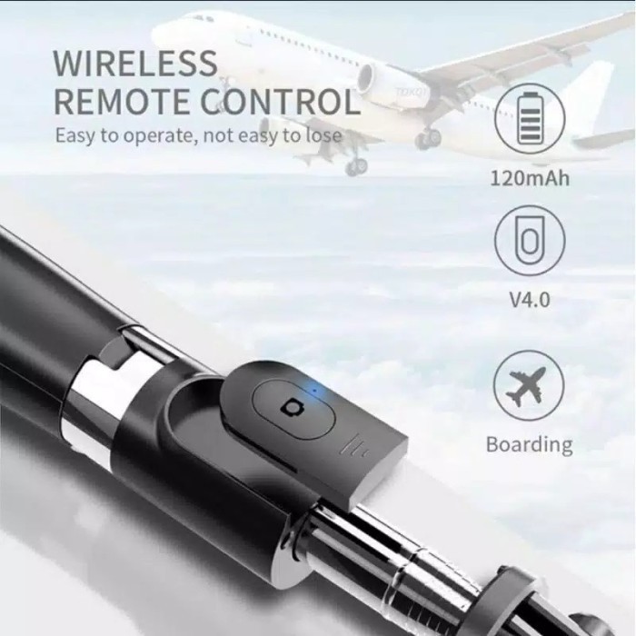 TONGSIS SELFIE STICK HP TRIPOD 3 IN 1 REMOTE BLUETOOTH SHUTTER