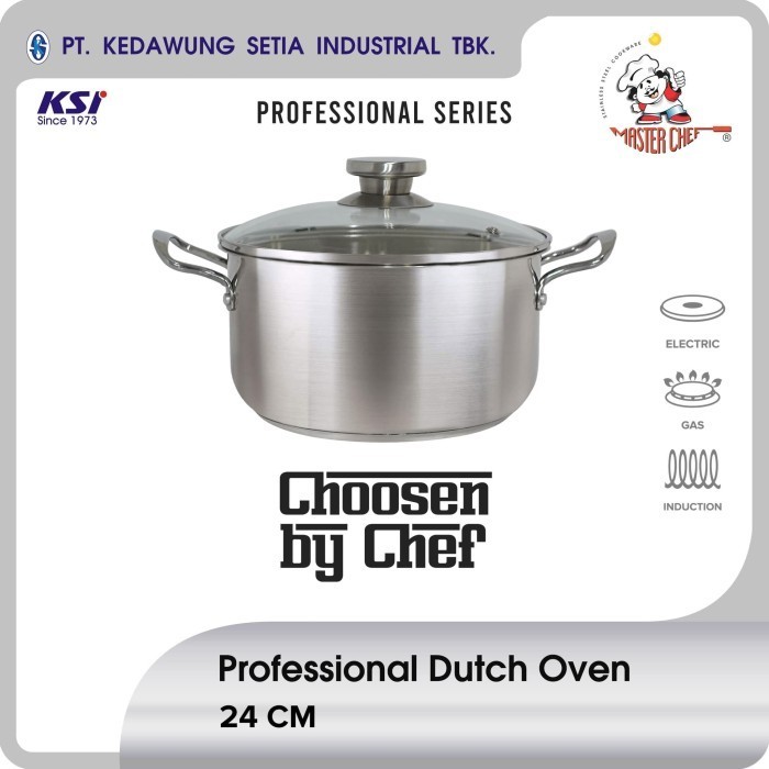 TERUJI Master Chef Professional Panci Stainless Dutch Oven 24 cm