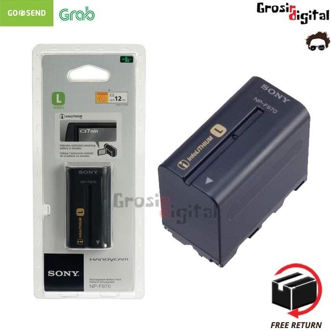 [BARU] Baterai Sony NP-F970 For Sony DCR, HDR, HVR, HXR, NEX-FS Series