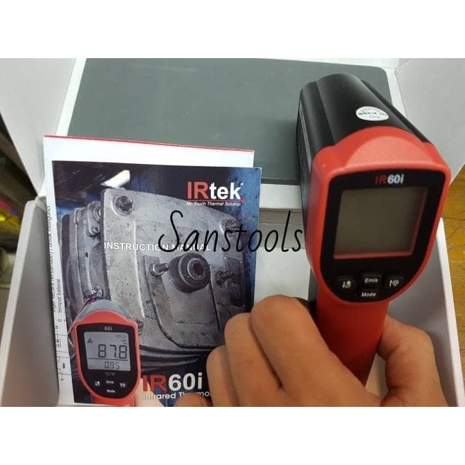 Irtek Ir60I Digital Infrared Thermometer Alat Pengukur Suhu Ir 60I