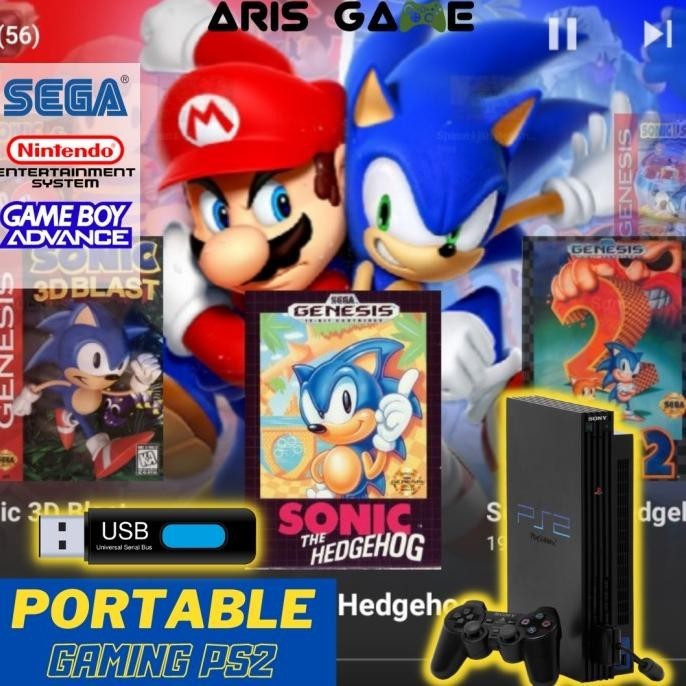 GAME RETRO SEGA NES GAMEBOY UNTUK PS2 MATRIX FULL1000 GAME PS2 GAME