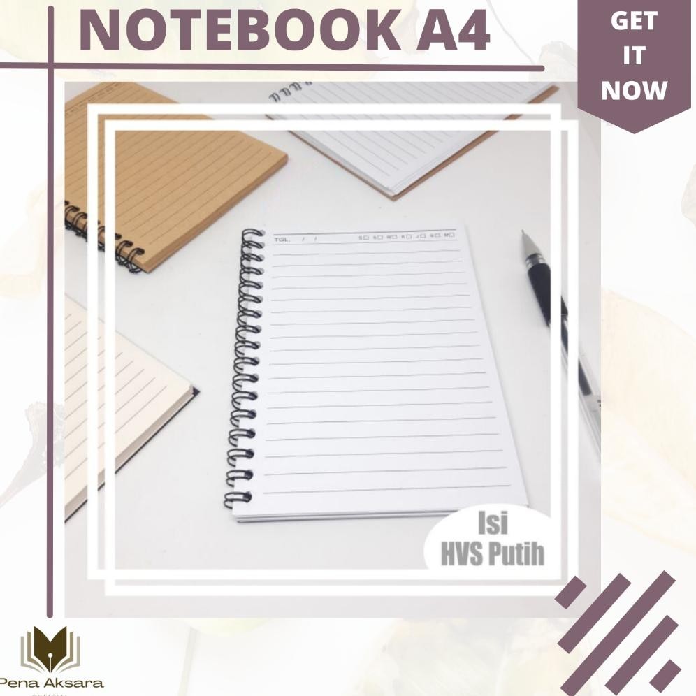 

NOTEBOOK JURNAL A4 (29,7X21CM) UNTUK MENCATAT DAN MENGGAMBAR GRATIS ONGKIR
