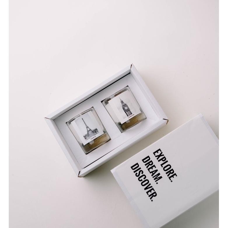 GIFTSET 2 SCENTED CANDLE BY MADAME BERDIN | HAMPERS LILIN AROMATERAPI | WEDDING GIFT | KADO SEMPRO |