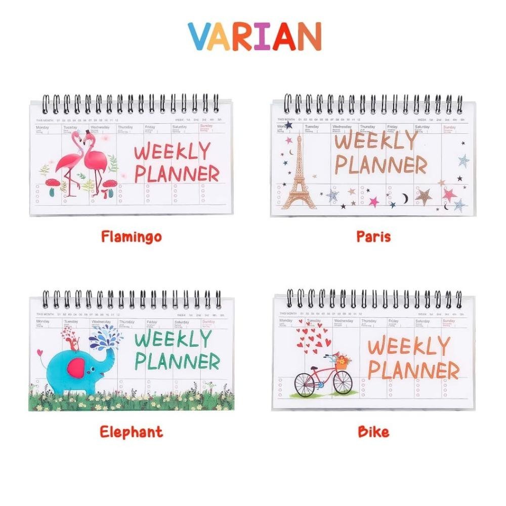 

KIDS LAND BUKU KALENDER WEEKLY PLANNER WEEKLY SCHEDULE NOTES MEMO BUKU JADWAL ORIGINAL PRODUK