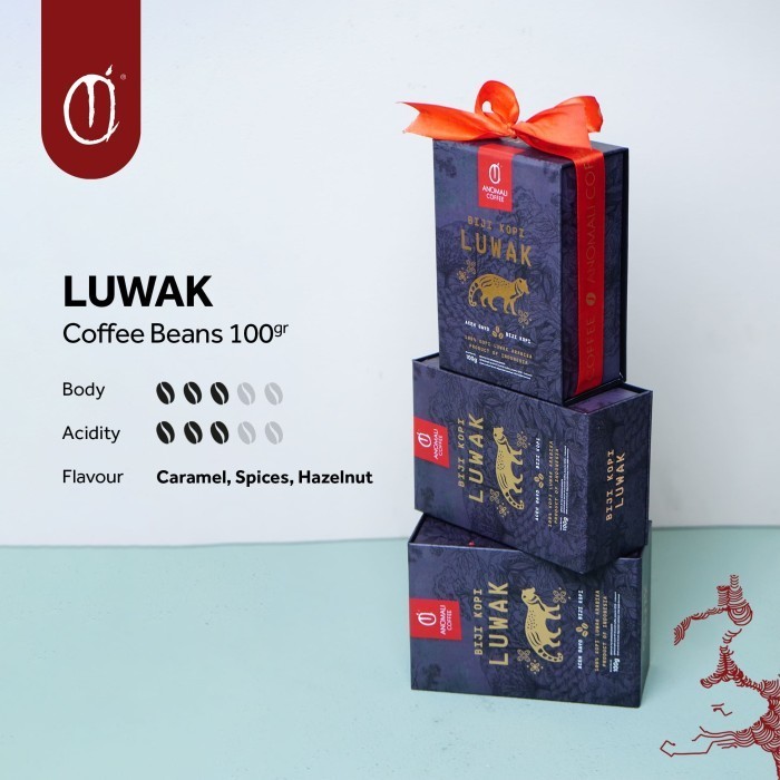 

Ready Anomali Coffee Biji Kopi Luwak 100gr