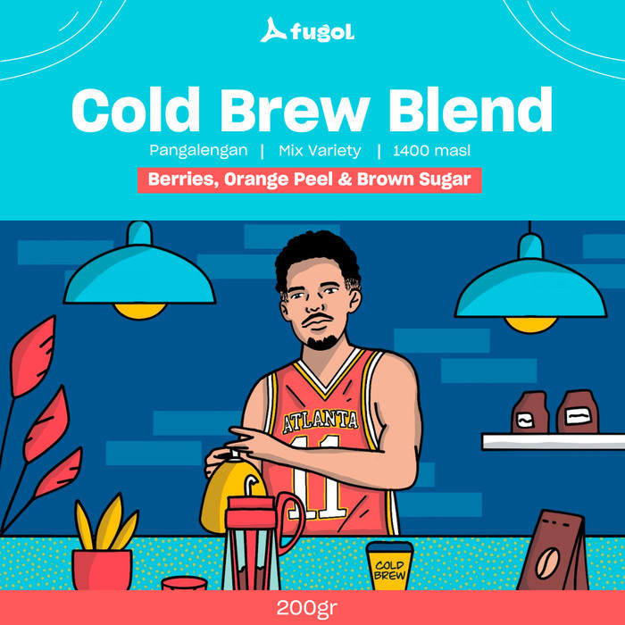 

Ready Biji Kopi Cold Brew Blend Arabica Coffee Beans (200gr)