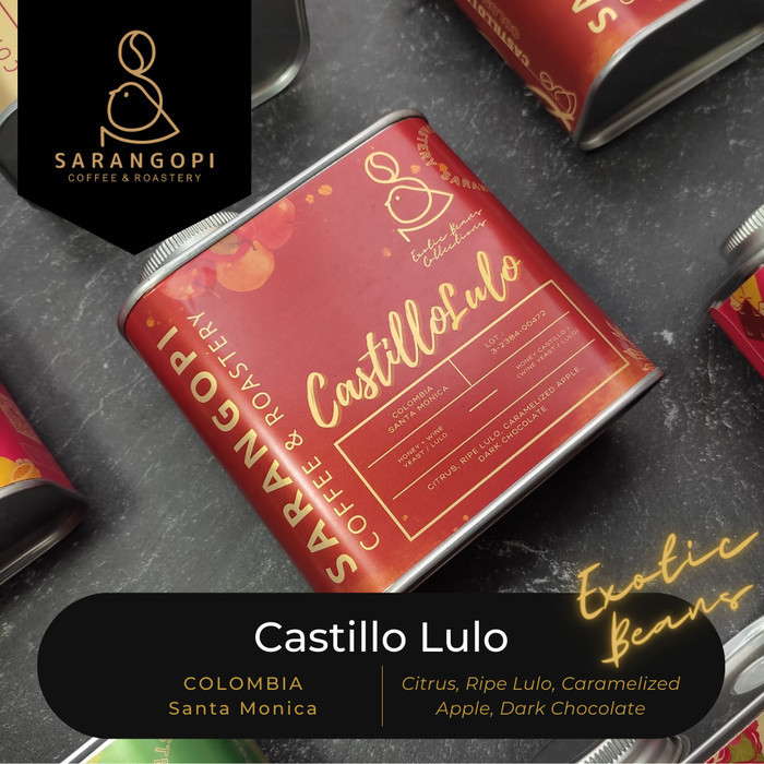 

Ready Castillo Lulo - Sarangopi Roastery Speciality Exotic Coffee Tin Kopi